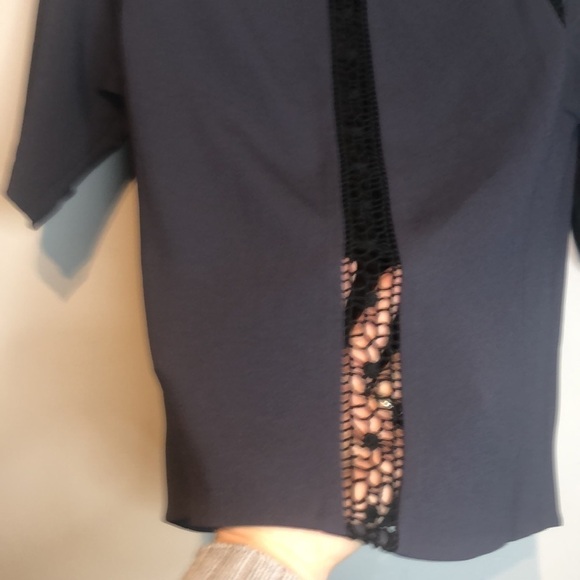 Aritzia Wilfred Mirabel Crochet Panel Blouse, size XXS - Picture 3 of 10